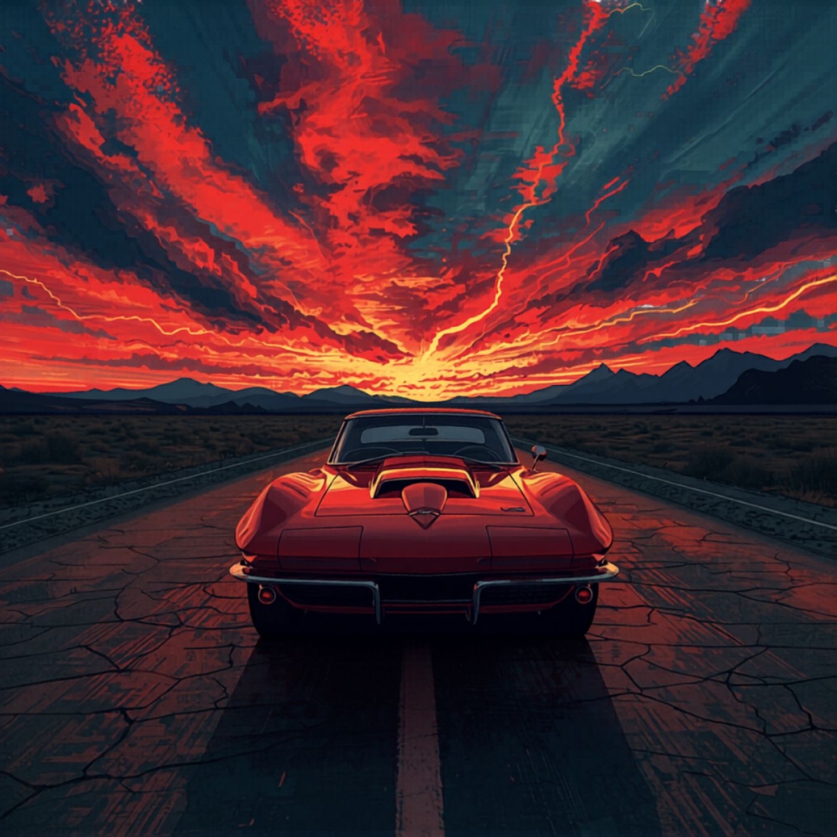 Red Corvette